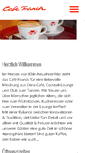 Mobile Screenshot of cafe-franck.de