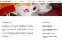Tablet Screenshot of cafe-franck.de